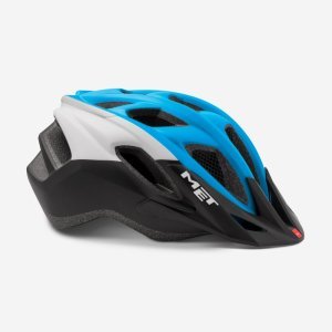 Велошлем Met Funandgo, голубо-черно-белый 2019, 3HM102UNCI3