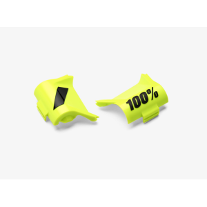 Крышки перемотки для велоочков 100% Forecast Canister Cover Kit Pair Fluo Yellow/Black, 51124-004-02