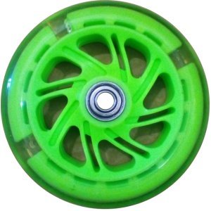 Колесо для самоката, с 2 подшипниками ABEC-7, d - 117мм, зеленое, SC 01 GR