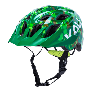 Шлем велосипедный подростковый KALI CHAKRA YOUTH, KIDS, CF, 21 отверстий, Pixel Grn, 02-20920232